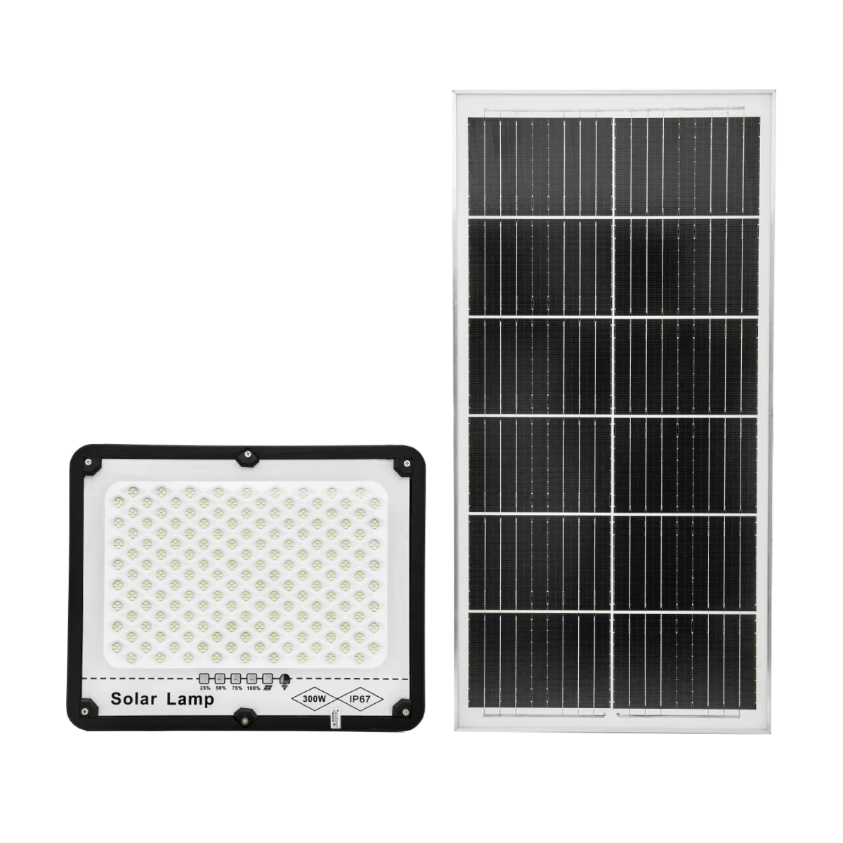 Đèn pha năng lượng mặt trời chống chói 300W